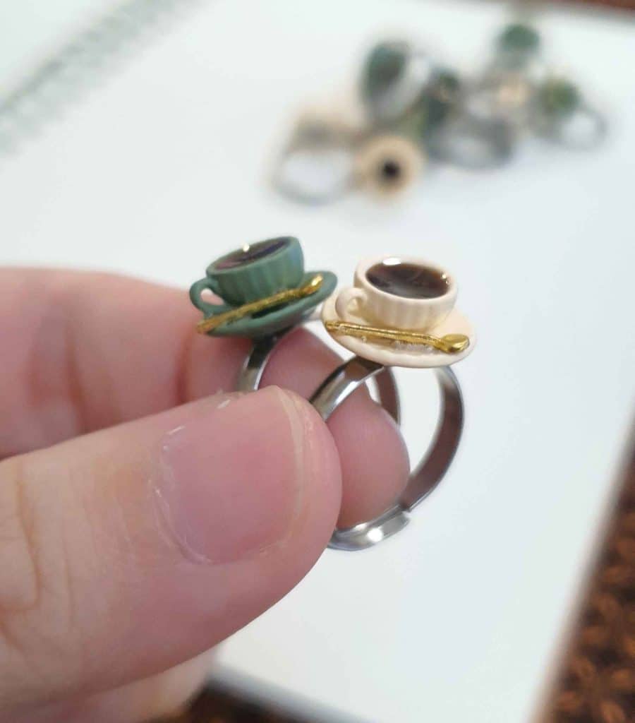 Coffee cup rings TinyPinc